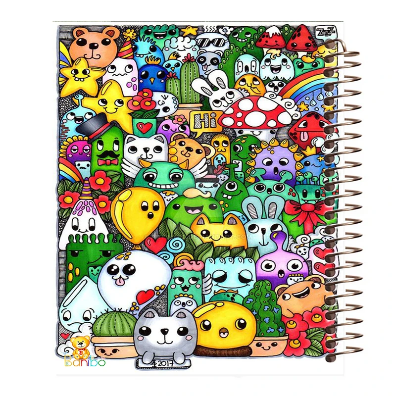 دفتر نقاشی 50 برگ بانیبو مدل کارتونی کد 843