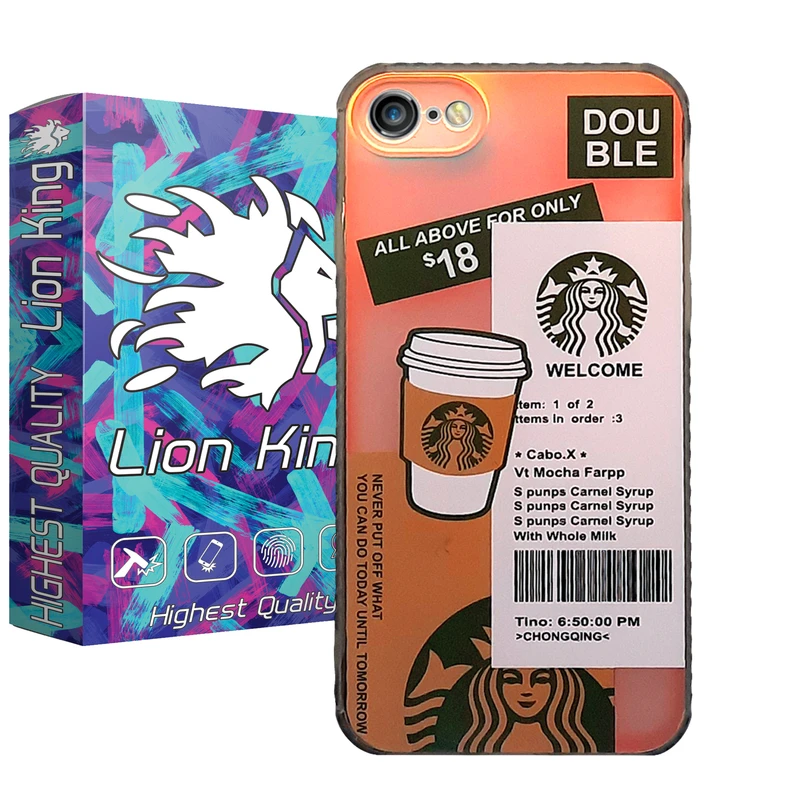  کاور لاین کینگ مدل هولوگرامی S1 مناسب برای گوشی موبایل اپل iPhone 7/8