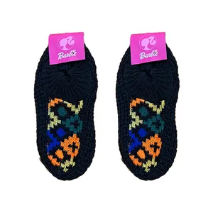 پاپوش زنانه مدل کف چرمی رنگ مشکی بسته 2 عددی