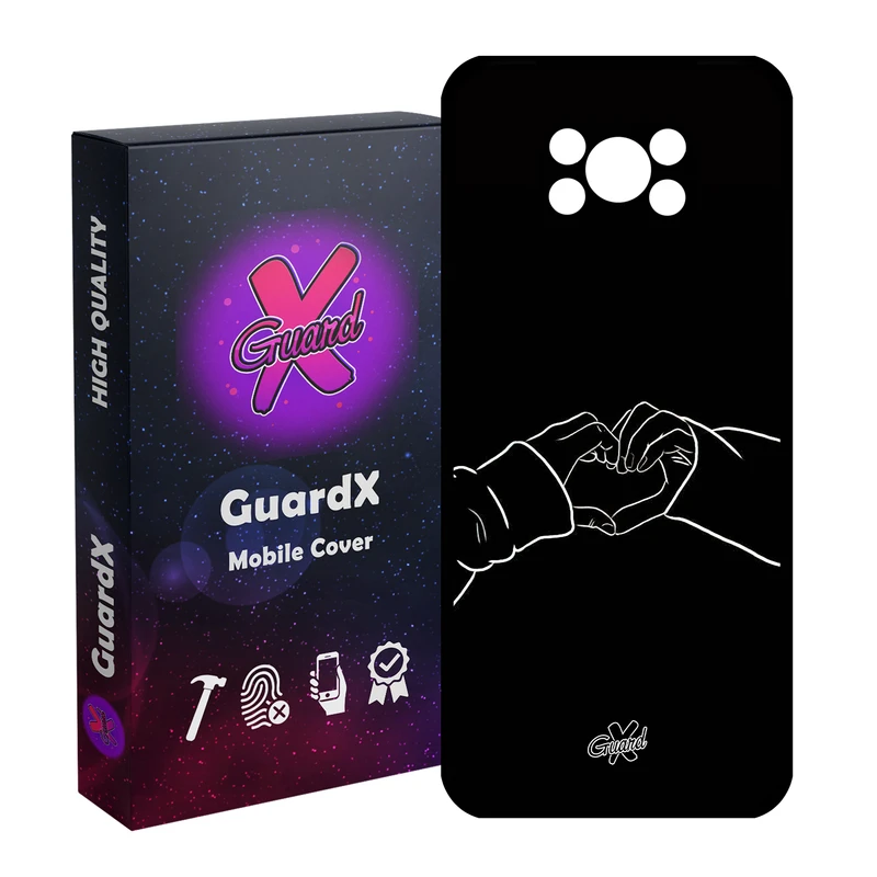 کاور گارد ایکس طرح Love مدل Glass10517 مناسب برای گوشی موبایل شیائومی Poco X3 NFC/Poco X3/Poco X3 Pro