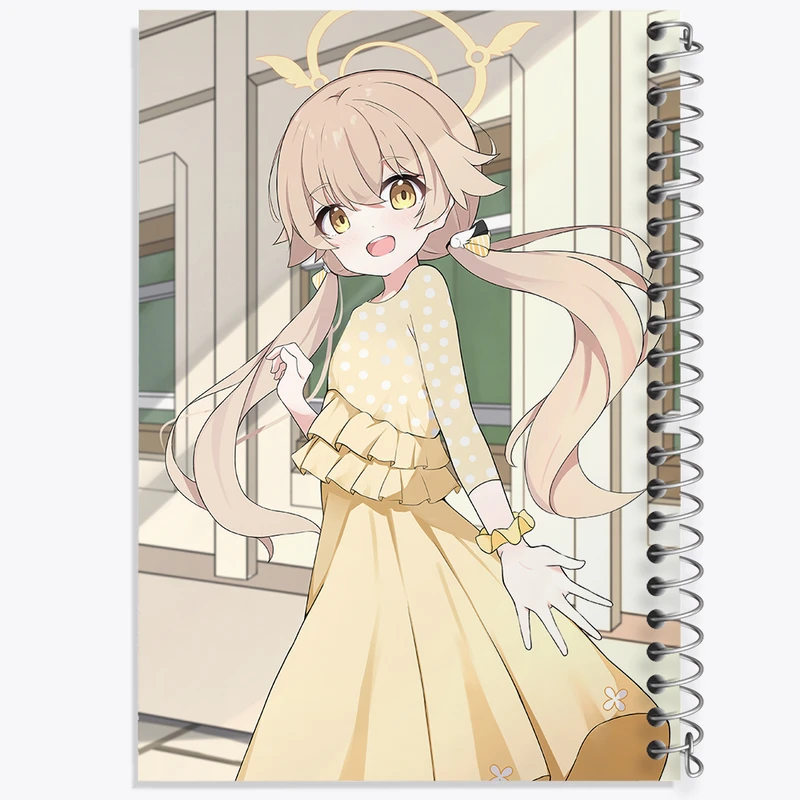 دفتر شطرنجی 50 برگ خندالو مدل بازی آرشیو آبی (Blue Archive) کد 34300