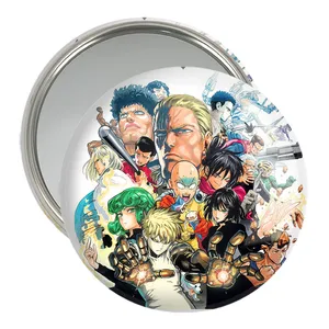 آینه جیبی خندالو مدل انیمه مرد تک مشتی One Punch Man  کد 10525