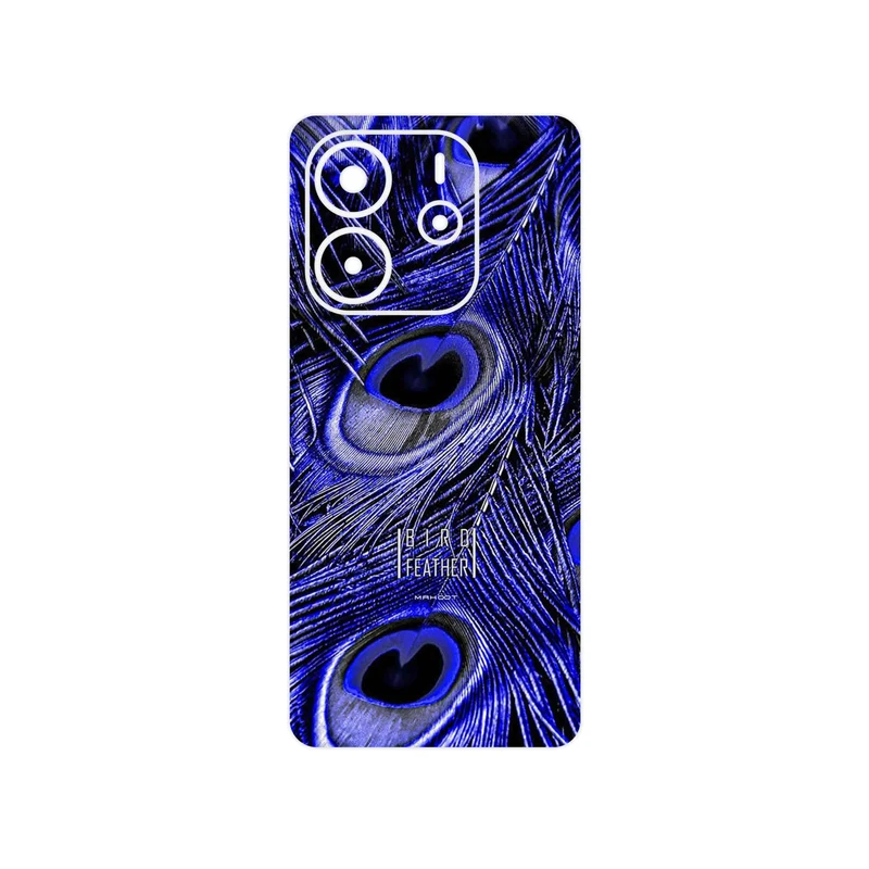 برچسب پوششی ماهوت مدل Purple Feather مناسب برای گوشی موبایل شیائومی Redmi Note 14 4G