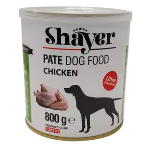 کنسرو غذای سگ شایر مدل chicken with1 وزن 800 گرم