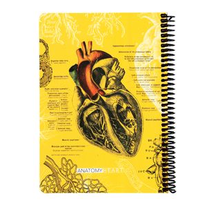 نقد و بررسی دفتر 100 برگ دات نوت طرح anatomy مدل heart کد هارد b5 توسط خریداران