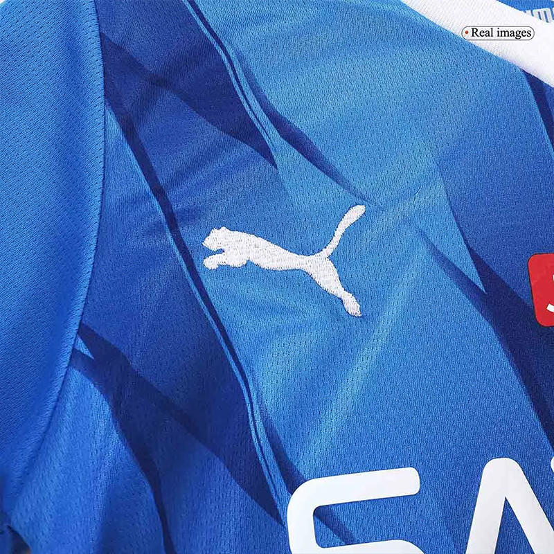 ست تیشرت و شلوارک ورزشی پسرانه مدل الهلال Home 2024