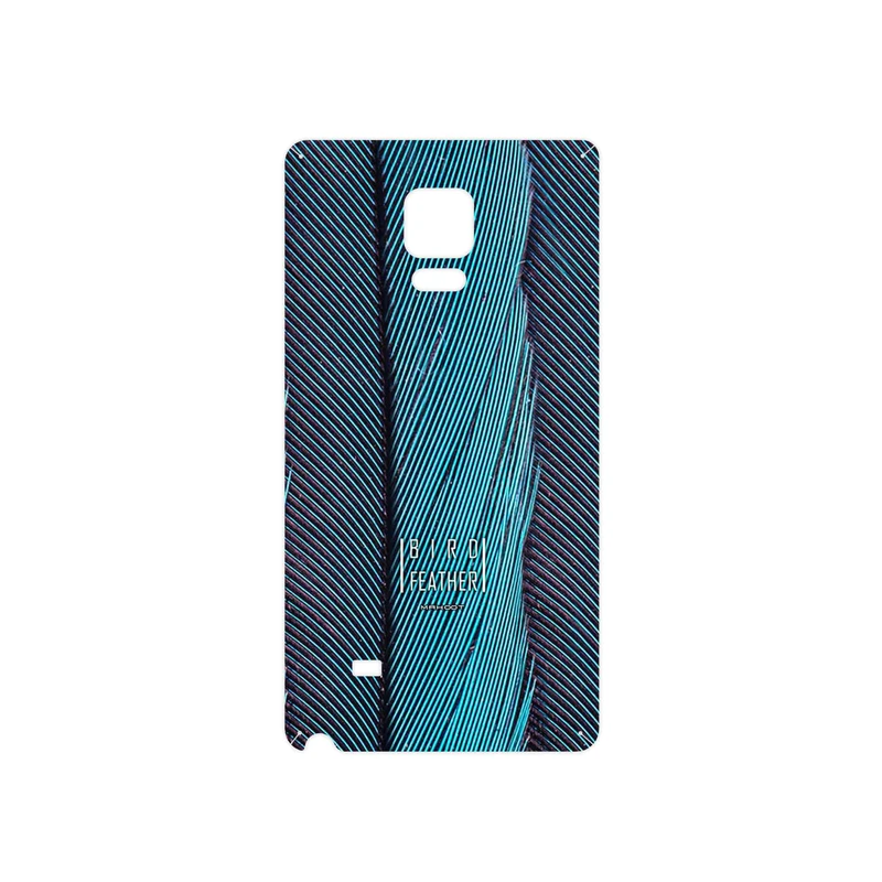 برچسب پوششی ماهوت مدل Turquoise feathers مناسب برای گوشی موبایل سامسونگ Galaxy Note Edge