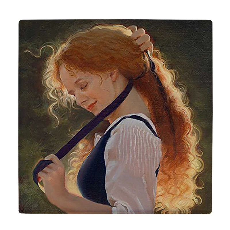  زیر لیوانی  طرح پرتره دختر کد    6227469_5776