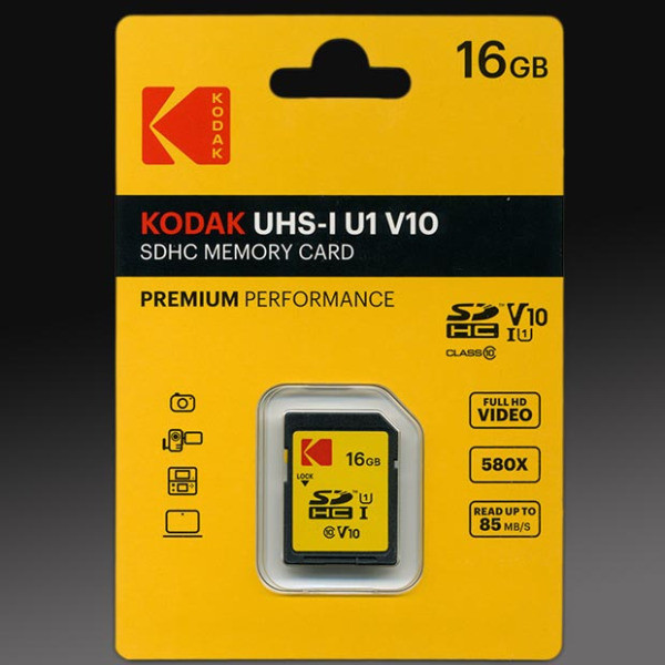 کارت حافظه SDHC کداک مدل V10 کلاس 10 استاندارد  C10 سرعت 50mbps ظرفیت 16 گیگابایت