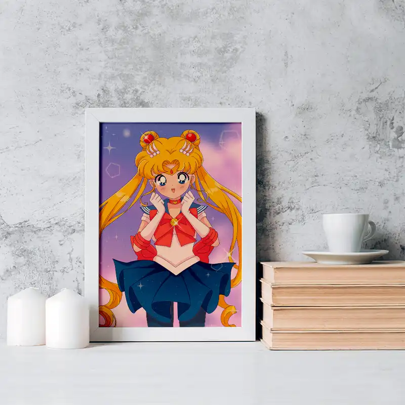 تابلو خندالو مدل اوساگی تسوکینو انیمه سیلور مون Sailor Moon کد 17463