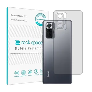 Transparent Rockspace HyGEL phone back protector suitable for Xiaomi Redmi Note 10 Pro Max mobile phone