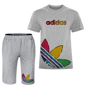 ست تی شرت و شلوارک مردانه مدل A19