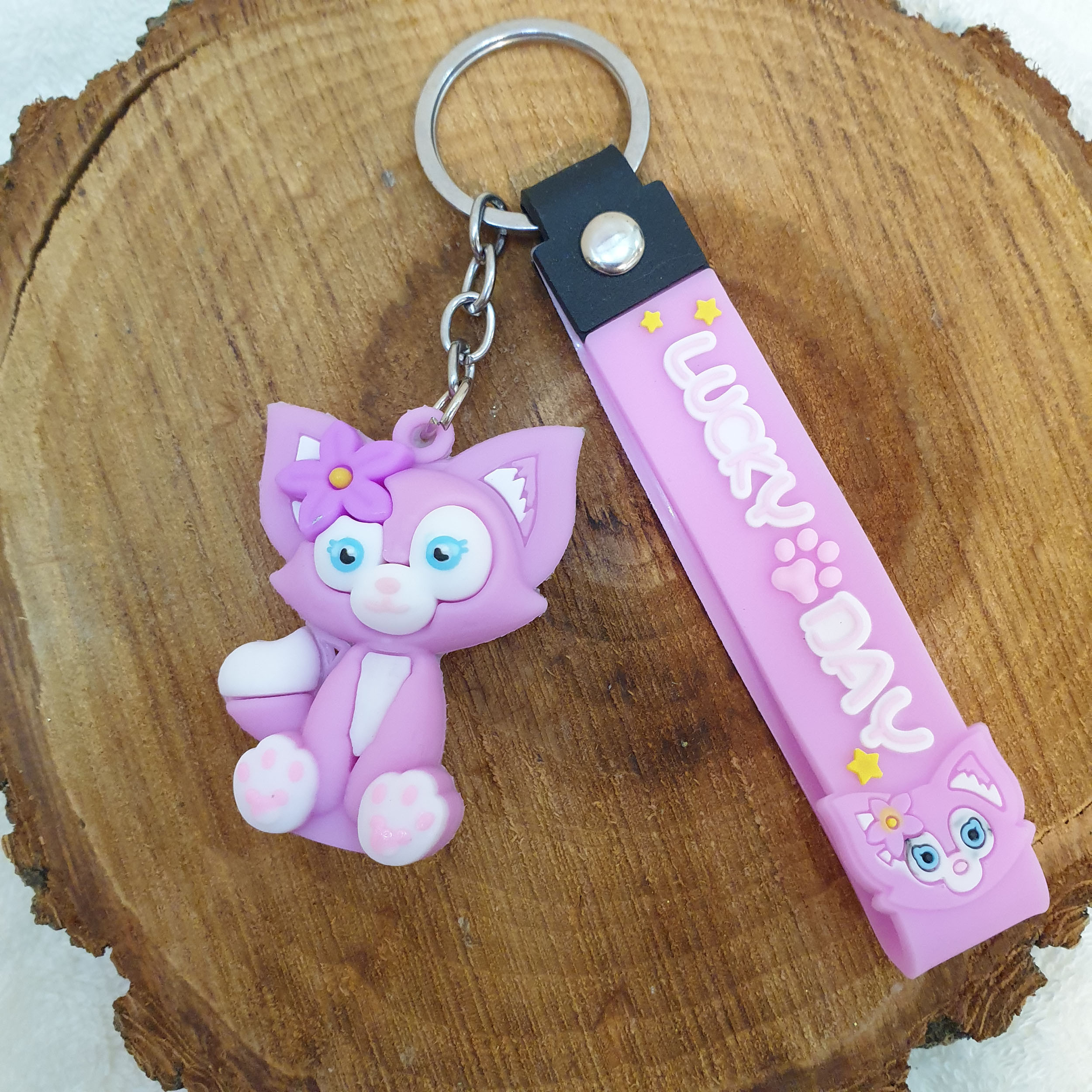 جاکلیدی مدل سیلیکونی طرح گربه گل به سر کد DB20 جاکلیدی مدل سیلیکونی طرح گربه گل به سر کد DB20