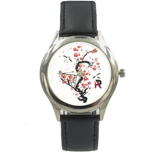 ساعت مچی عقربه ای مدل درخت زندگی کد 7396