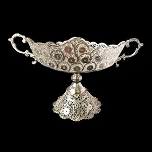 کشکول ملیله کاری مدل پایه دار کد B250