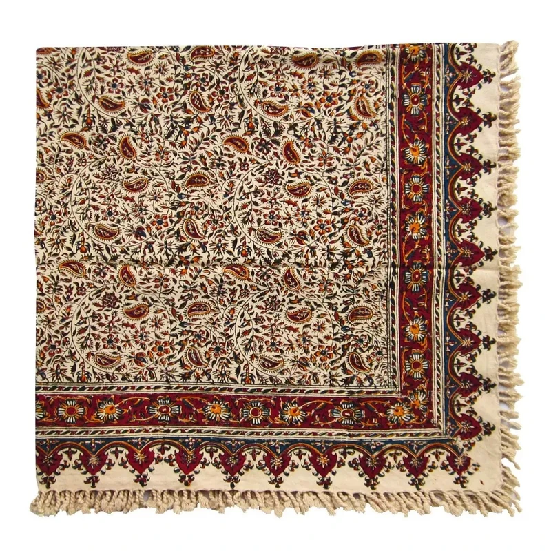 رومیزی  قلمکار دن هوم طرح بته سنتی