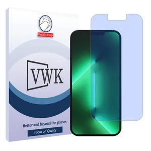 VWK Tough model anti-blue ray screen protector suitable for Apple iPhone 13 Pro Max mobile phone