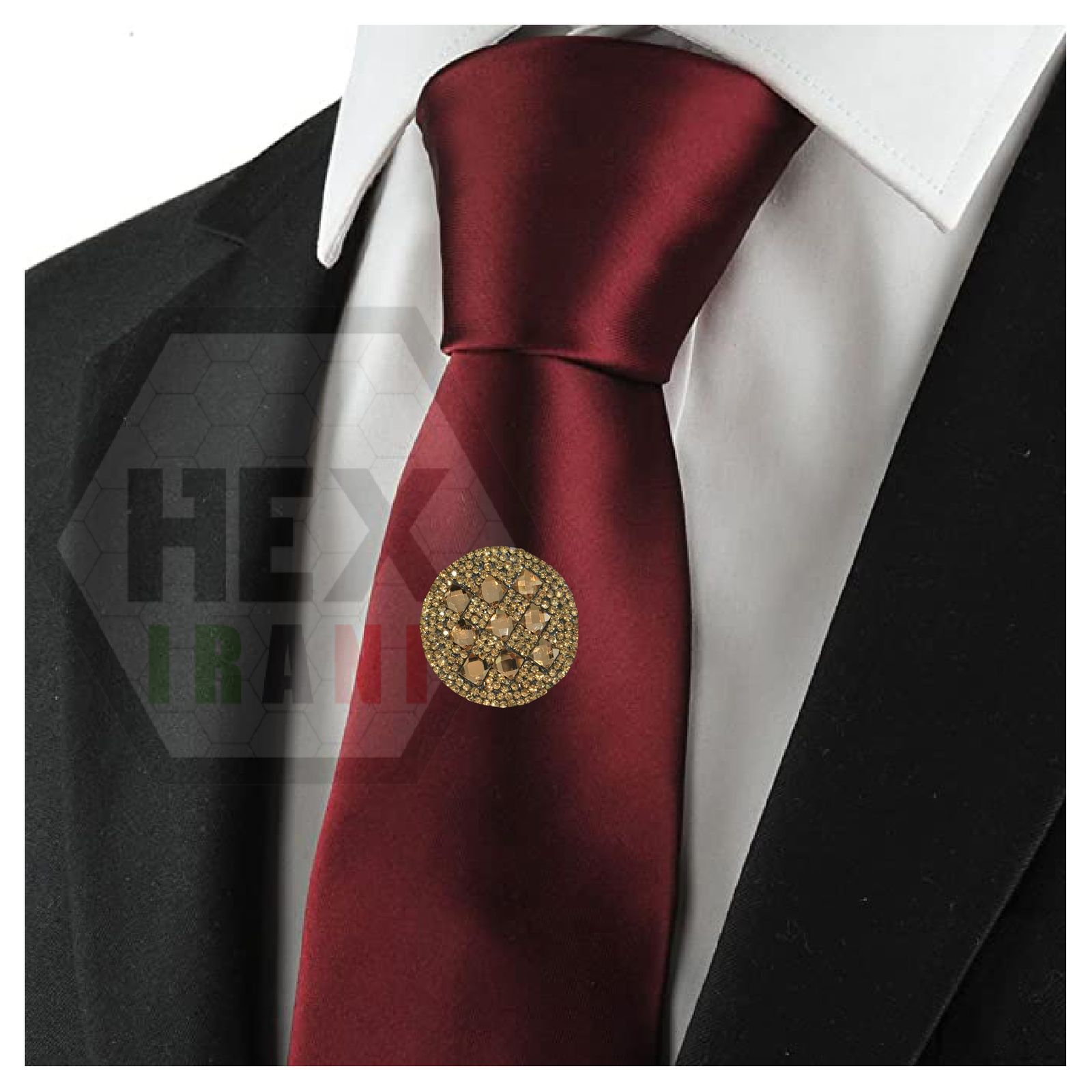 کراوات مردانه هکس ایران مدل KT-313 -  - 2