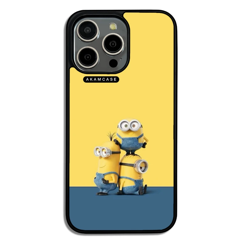 کاور آکام مدل AMC-WA15PROMAX-MINIONS4 مناسب برای گوشی موبایل اپل iPhone 15 Pro Max