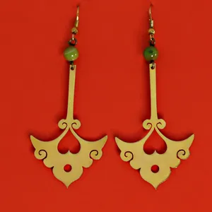 گوشواره طلا 18 عیار زنانه آمانژ کد D9389