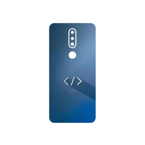 MAHOOT Minimal Coding icon Cover Sticker for Nokia 7.1