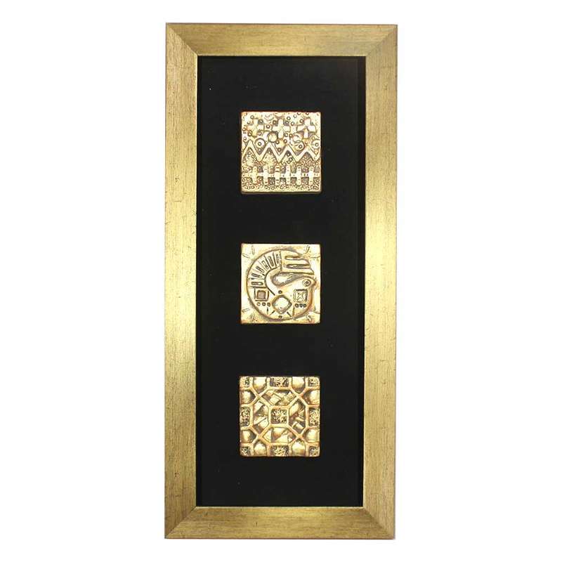 تابلو برجسته دست نگار طرح کاشی کد 45-20