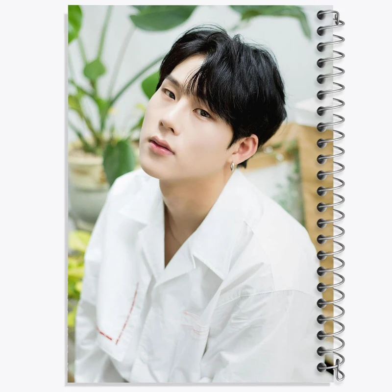 دفتر مشق 100 برگ خندالو طرح جوهان گروه مانستا اکس MONSTA X کد 21128