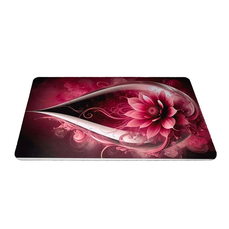 ماوس پد مدل گل قرمز سایز 24x37 سانتی متر