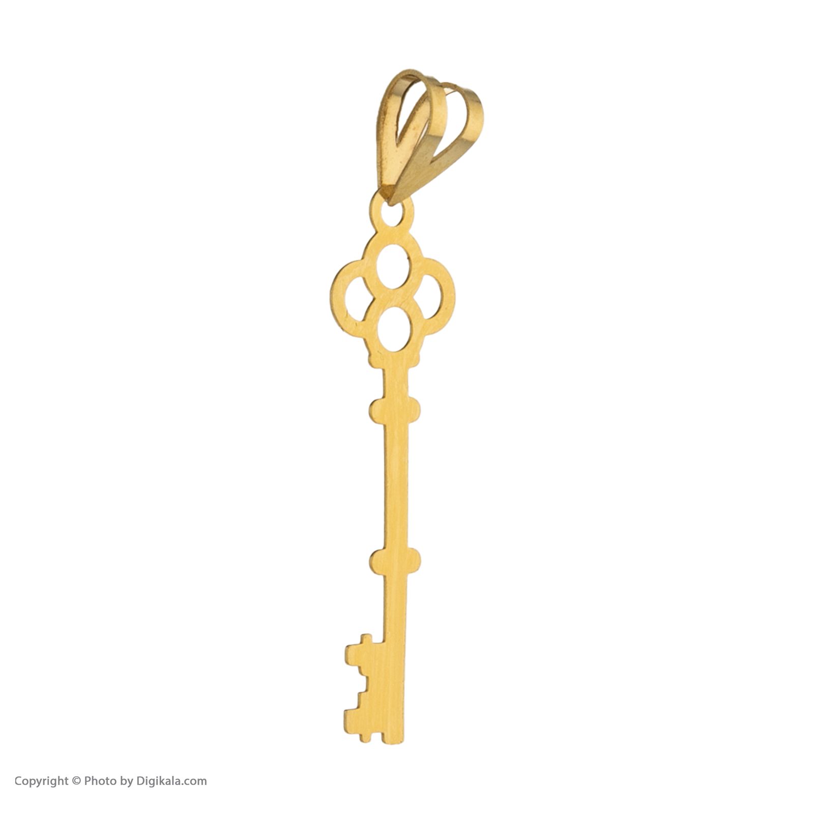 آویز گردنبند طلا 18 عیار زنانه مایا ماهک مدل MM1659 طرح کلید -  - 3