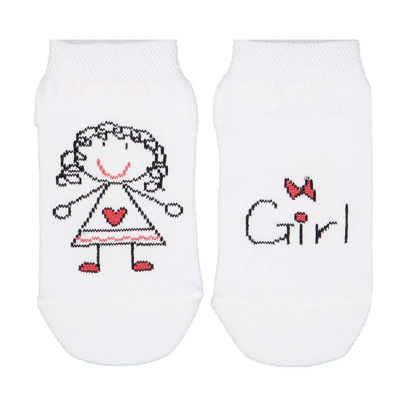 جوراب دخترانه پاآرا مدل 2-6-702