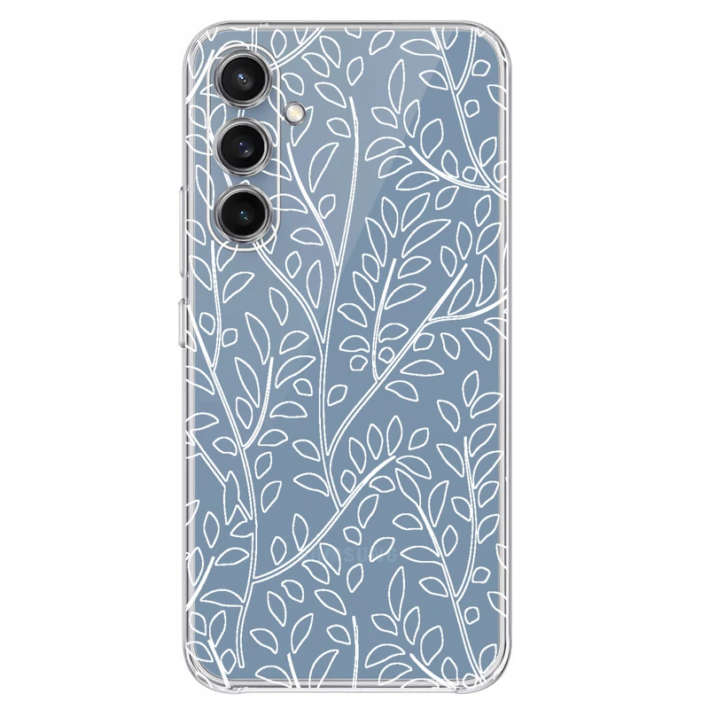 کاور مگافون طرح برگ مدل C45-W مناسب برای گوشی موبایل سامسونگ Galaxy S23 FE