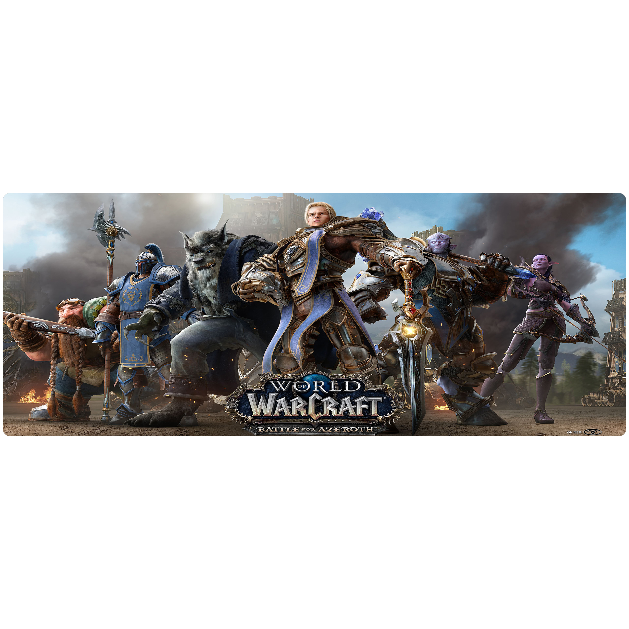 ماوس پد مخصوص بازی اوکینری مدل MPX00105 طرح Warcraft