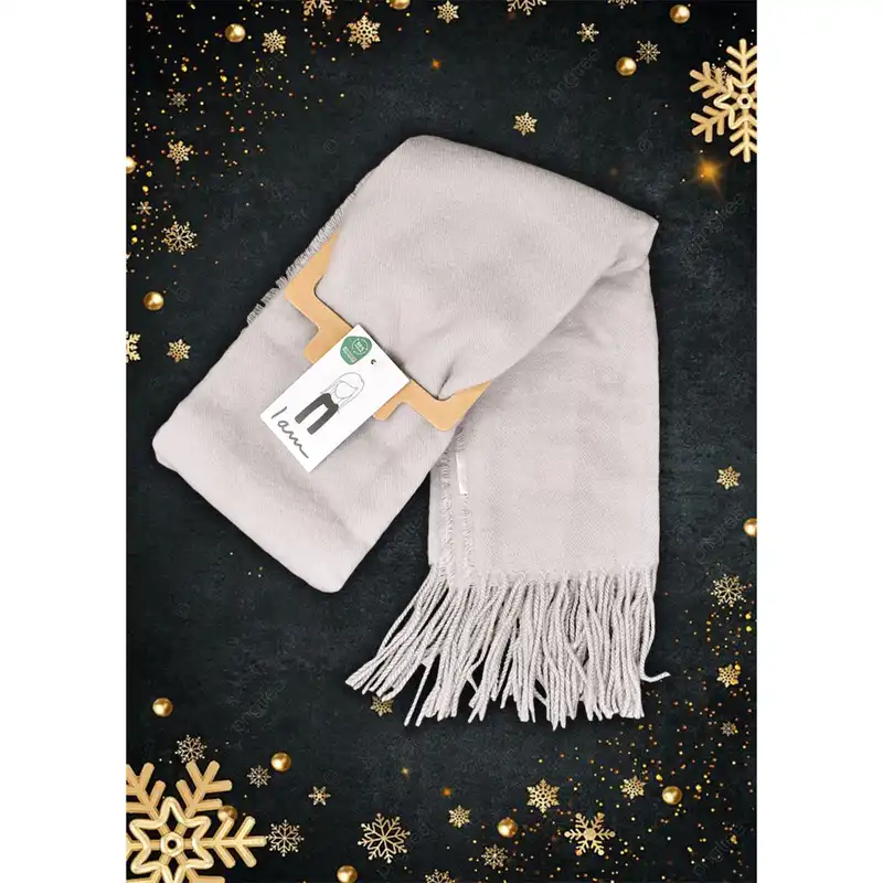 شال گردن بافتنی زنانه آی ام مدل باتو کد 2931