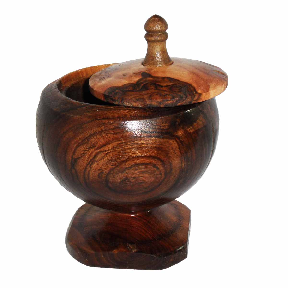 قندان مدل چوبی پایه دار کد c1