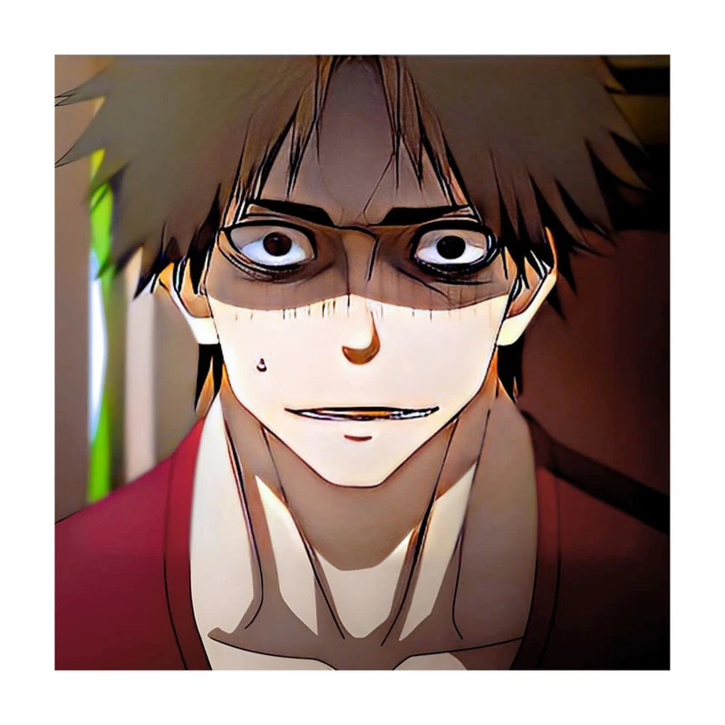 استیکر لپ تاپ و موبایل مدل انیمه طرح The Ossan Newbie Adventurer ماجراجوی میانسال تازه کار کد 5486