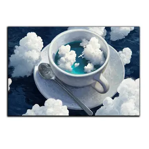 تابلو شاسی بکلیت طرح فانتزی فنجان و ابر مدل SH-S5818