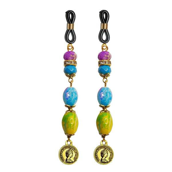 بند عینک مدل سکه بسته 2 عددی