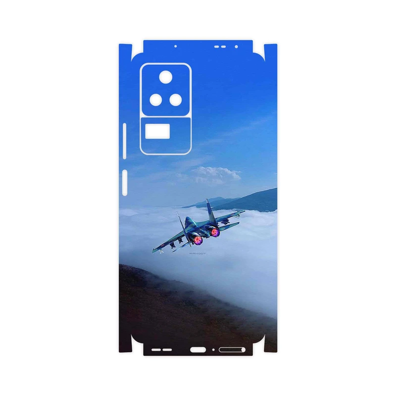 برچسب پوششی ماهوت مدل Fighter plane Su27-FullSkin مناسب برای گوشی موبایل شیائومی Poco F4 5G