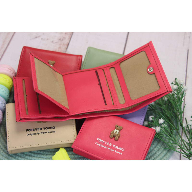 کیف پول زنانه مدل خرسی کد KZD-0119