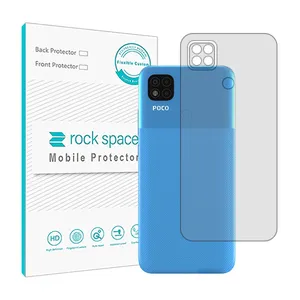 Transparent Rockspace HyGEL phone back protector suitable for Xiaomi Poco C31 mobile phone