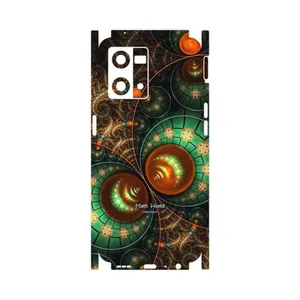 MAHOOT Mathematical Geometric Shape 3-FullSkin Cover Sticker for Oppo Reno 8 4G