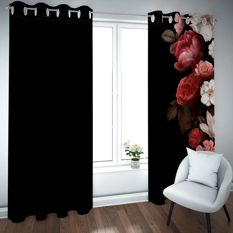 پرده مدل چاپی هازان سایز 300×150 سانتی متر 