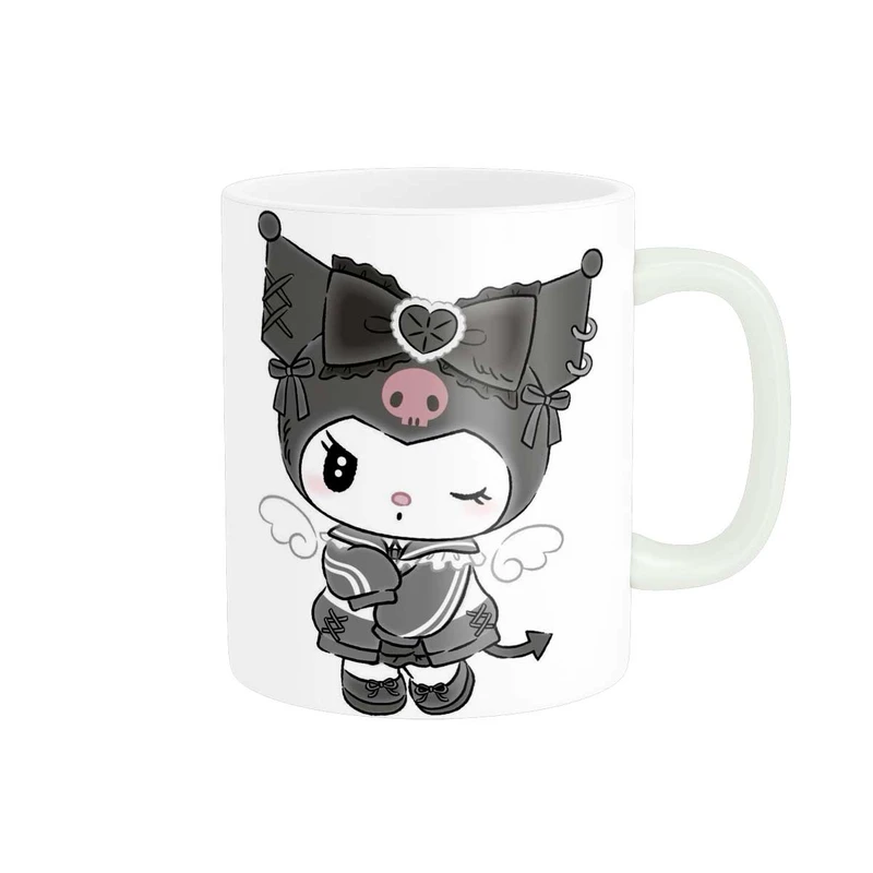 ماگ پاد آفرین طرح کارتون کرومی kuromi کد 3269