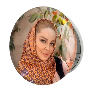آینه جیبی خندالو طرح بهاره رهنما مدل تاشو کد 6300 