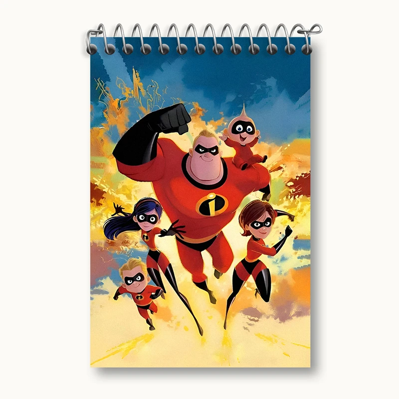 دفتر یادداشت 50 برگ خندالو طرح شگفت انگیزان (The Incredibles) کد N3788