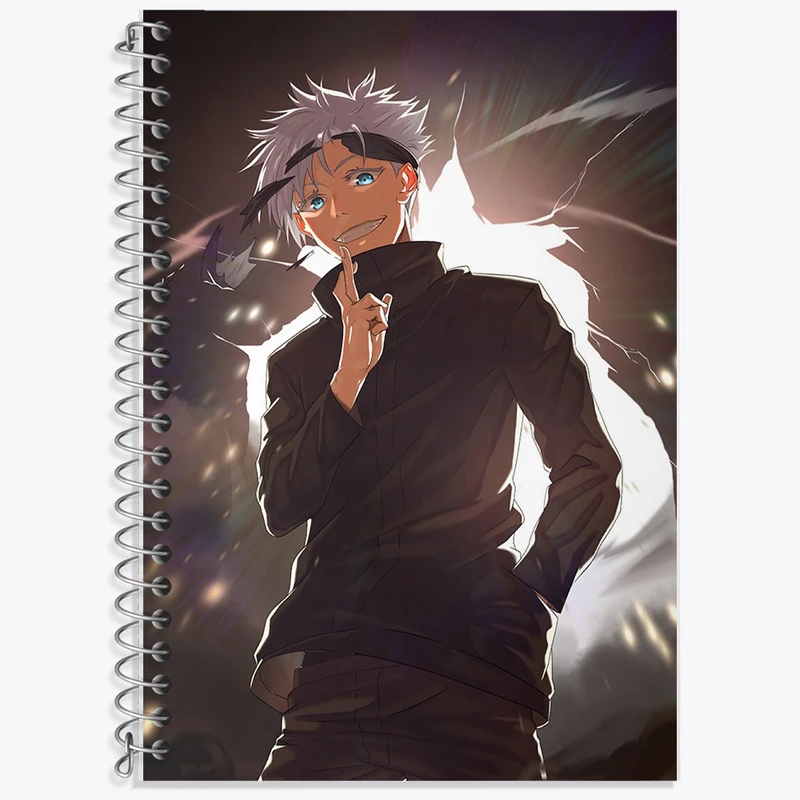 دفتر لغت 50 برگ خندالو طرح انیمه جوجوتسو کایزن کد F802