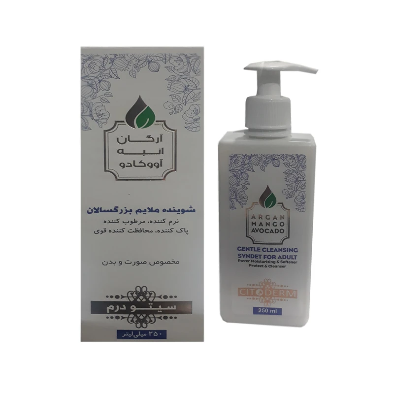شامپو صورت و بدن سیتودرم مدل Argan حجم 250 میلی لیتر