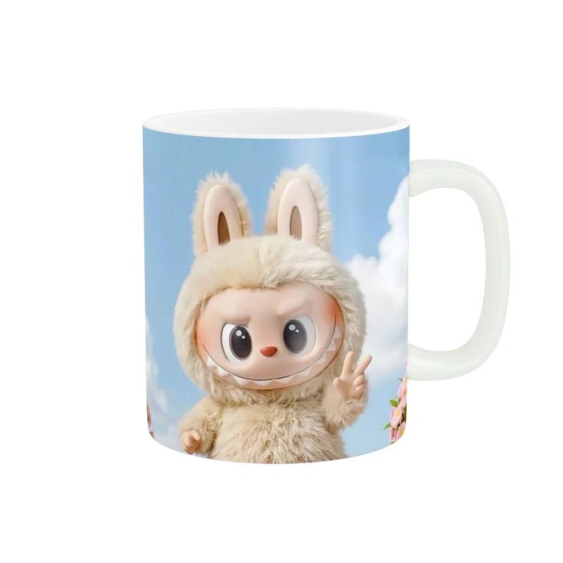 ماگ پاد آفرین طرح عروسک Labubu کد 5907