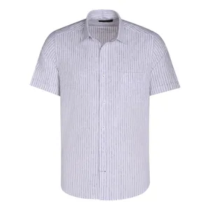 پیراهن آستین کوتاه یقه برگردان مردانه پاتن جامه مدل 04MC8113