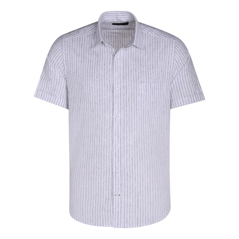 پیراهن آستین کوتاه یقه برگردان مردانه پاتن جامه مدل 04MC8113